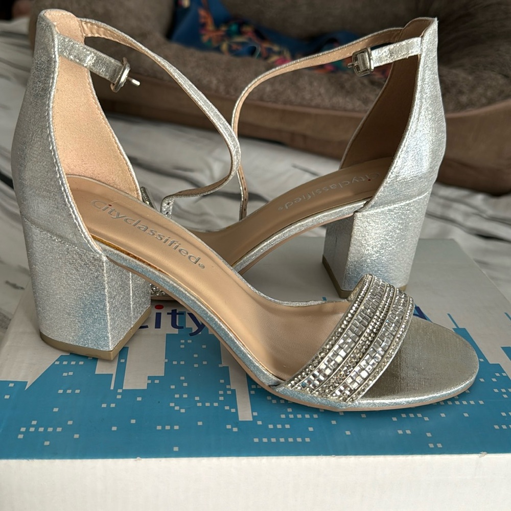 Silver heels